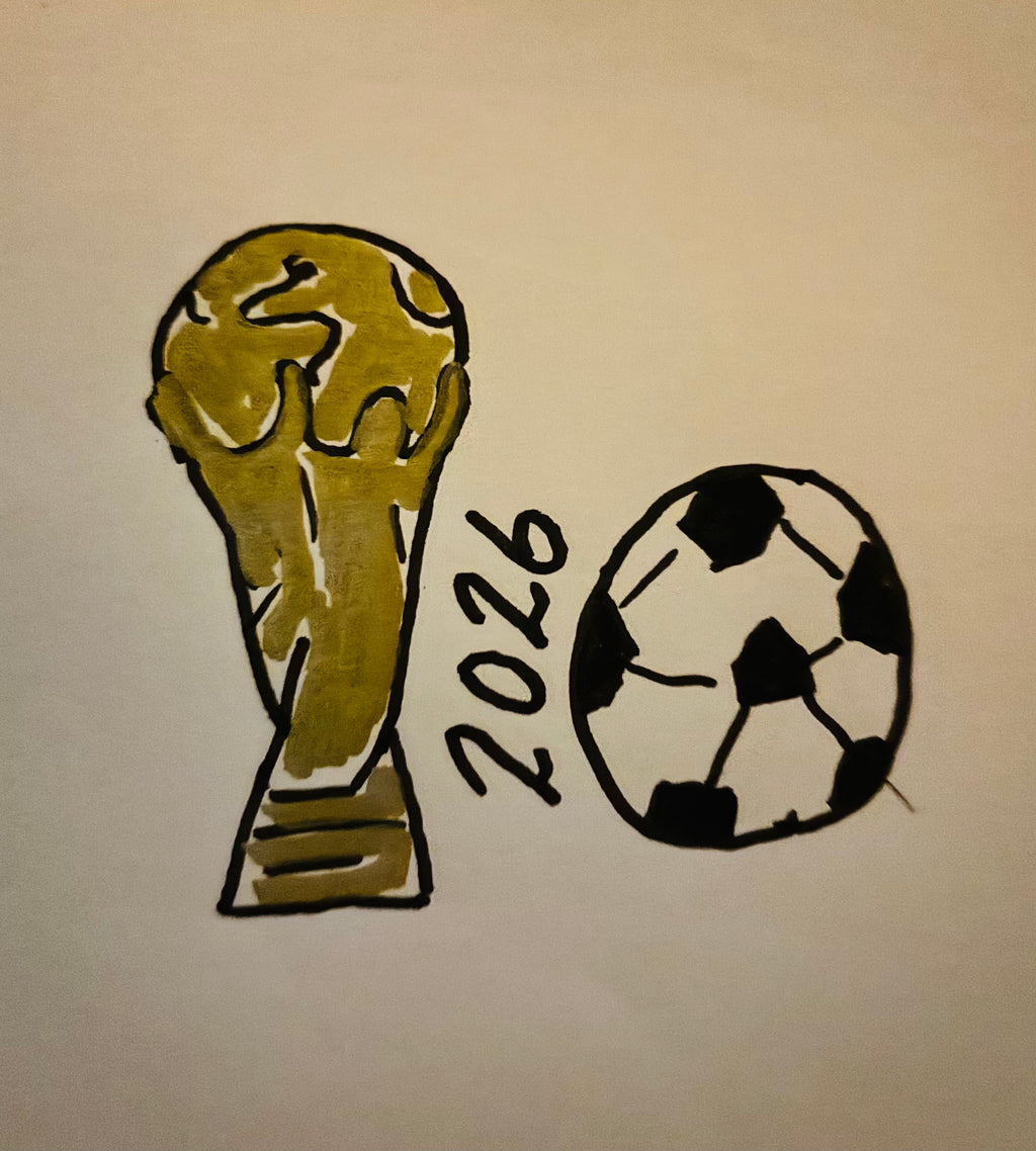 World Cup 26 White glossy mug