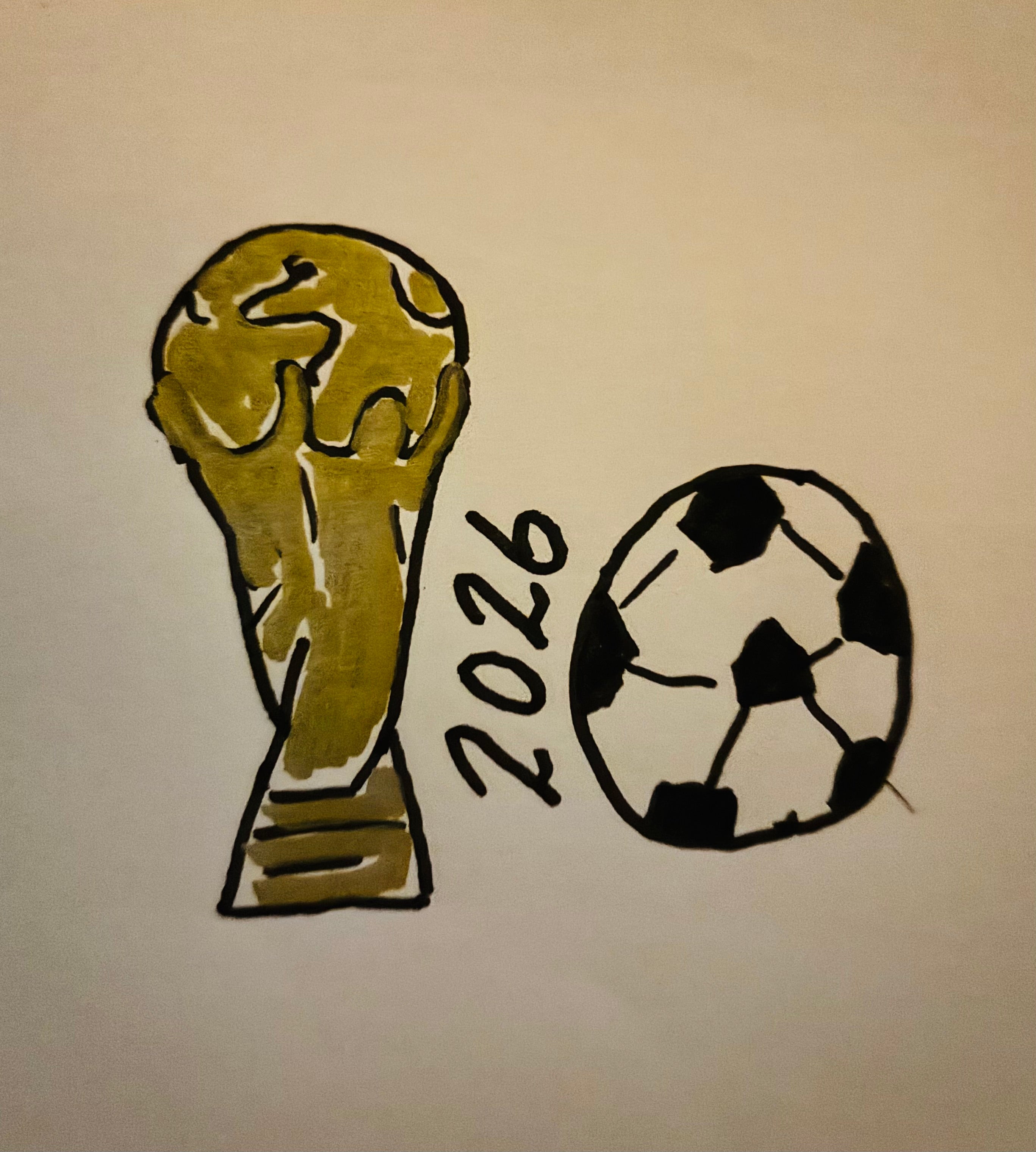 World Cup 26 White glossy mug